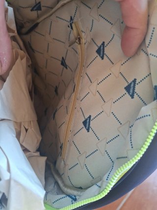 Mochila Privata Azul y Verde Nueva