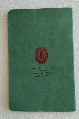MANUAL  MAQUINA COSER SINGER Nº 127 Y 128 AÑO 1917