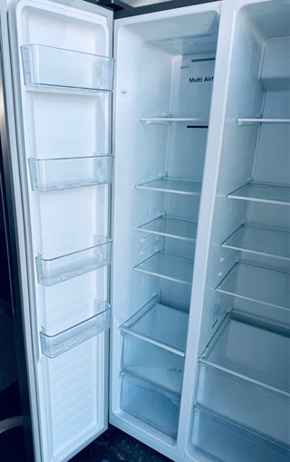 541.Frigorifico Hisense Americano No Frost Inox