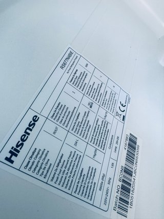 541.Frigorifico Hisense Americano No Frost Inox