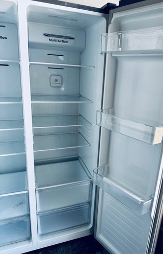 541.Frigorifico Hisense Americano No Frost Inox