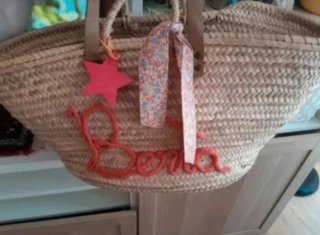 Cesta de mimbre personalizada Berta