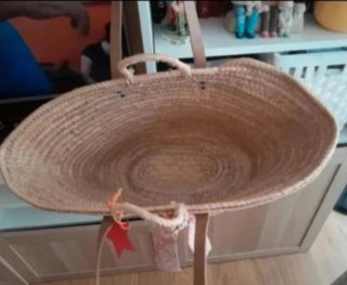 Cesta de mimbre personalizada Berta