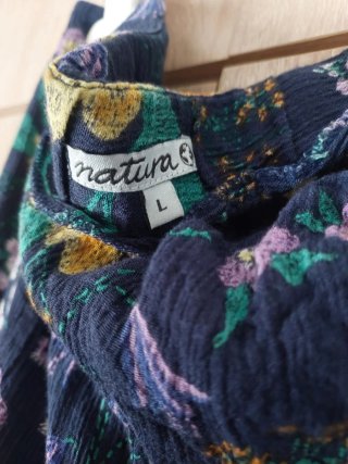 Falda floreada Natura Talla L