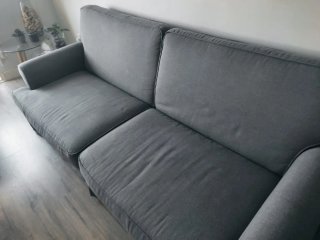 Sofá Cama Gris Tela