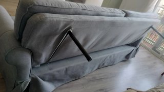 Sofá Cama Gris Tela