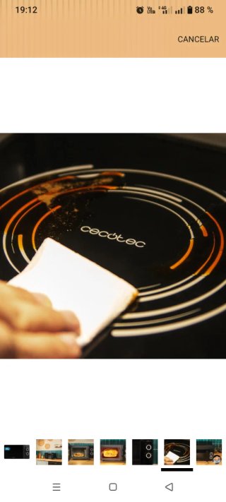 Microondas Cecotec 20L Negro Nuevo