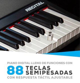 Alesis RECITAL Teclado Piano 88 tecl contrapesadas