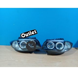 JI FAROS BMW E81 E87 E82 E88 OJOS ANGEL CCFL FONDO NEGRO R14