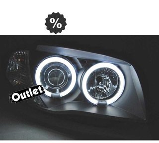 JI FAROS BMW E81 E87 E82 E88 OJOS ANGEL CCFL FONDO NEGRO R14