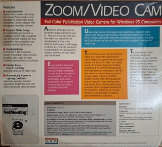 Cámara Zoom Video Cam Windows 95