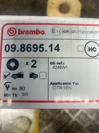 Discos de freno Brembo 09.8695.14
