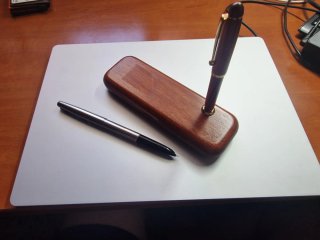 Bolígrafo Madera y Pluma Vintage