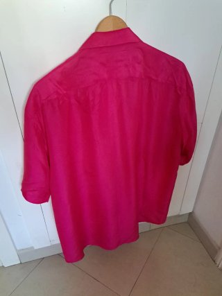Camisa BASIC seda caballero rosa