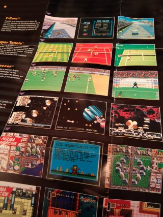 Póster vintage original Super Nintendo 1992