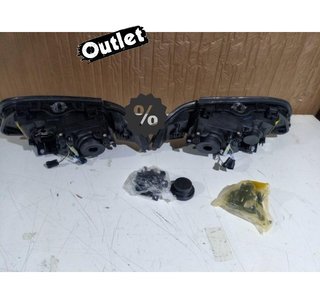 JI FAROS BMW E39 95-00 XENON OJOS ANGEL FONDO NEGRO R146268C