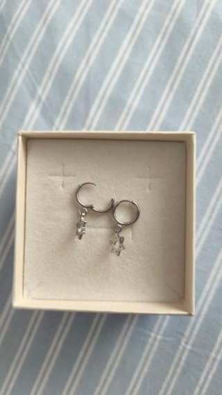 Pendientes Estrella Plata