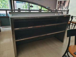 Mesa de trabajo acero inoxidable ideal para bar