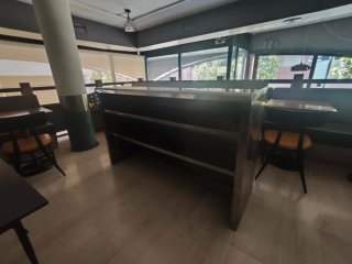 Mesa de trabajo acero inoxidable ideal para bar
