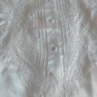 Camisón seda T.44 blanco nuevo