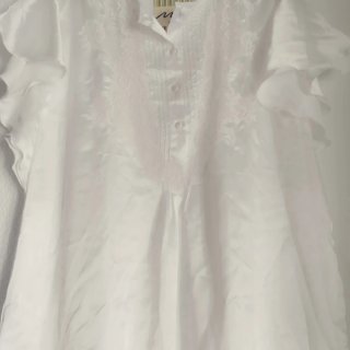 Camisón seda T.44 blanco nuevo