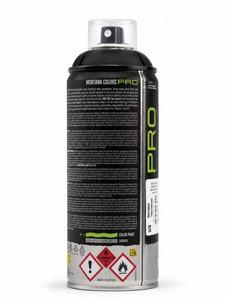 MTN PRO Pintura Spray Negro RAL9005 400ml