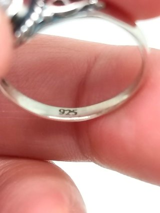Anillo Plata 925 Piedra Luna
