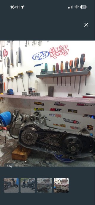 Yamaha Jog RR preparada