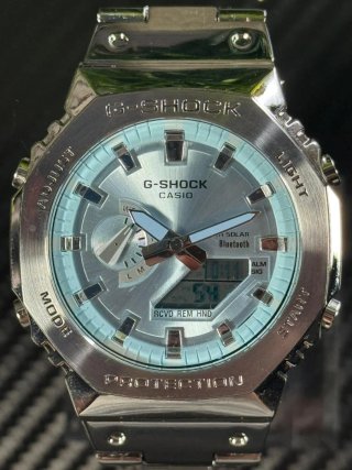 G-Shock Reloj Plateado Azul