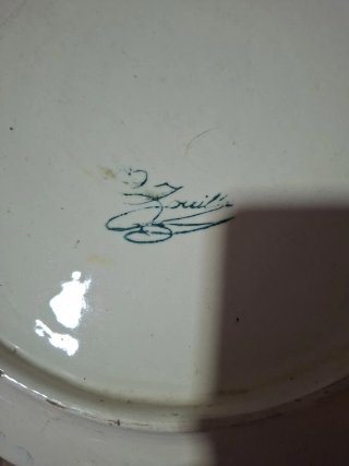 Plato Colección P. Zorrilla Pintado a Mano