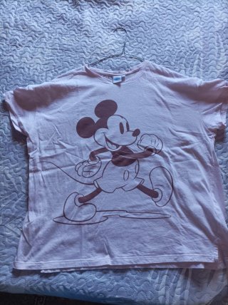 Camiseta Disney Mickey Rosa Talla L