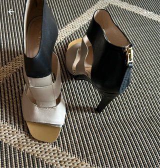 CAFÈNOIR Sandali Donna Beige/Nero Tg. 38