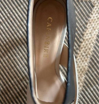 CAFÈNOIR Sandali Donna Beige/Nero Tg. 38