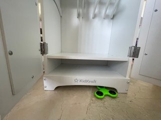 Armario Juguete Muñeca KidKraft Blanco