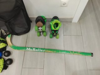 Equipo de hockey: patines, guantes y más...