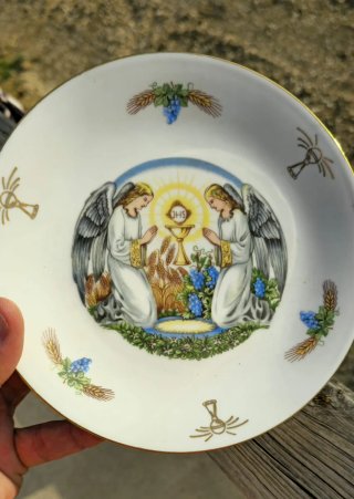 Plato cerámica vintage