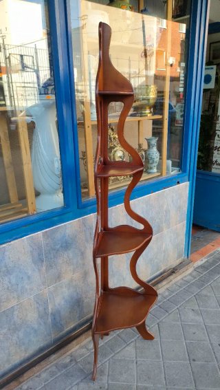 Estantería Esquinera color Madera Marrón 640513971