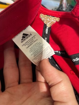 Gorra Adidas España Roja y Dorada