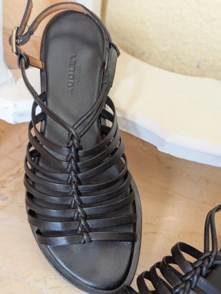 Sandalias de piel Audley Talla 37 Mujer