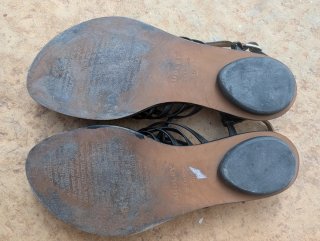 Sandalias de piel Audley Talla 37 Mujer