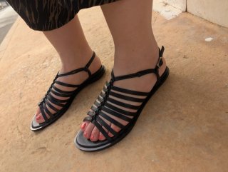 Sandalias de piel Audley Talla 37 Mujer