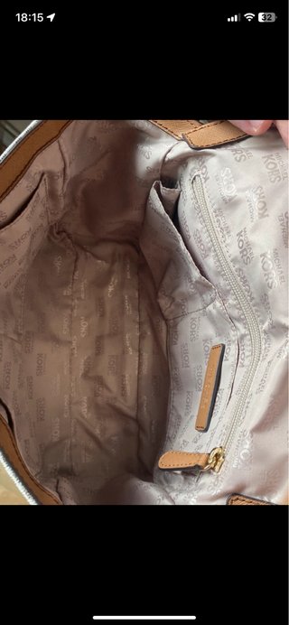 Michael Kors Lita Mediano Satchel MK signature NWT