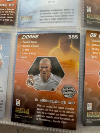 Pack Cartas Real Madrid Mega Estrellas 2005/06