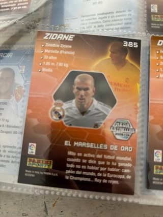 Pack Cartas Real Madrid Mega Estrellas 2005/06