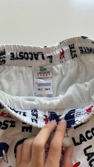 Pantalon Lacoste Blanco - EXCELENTE