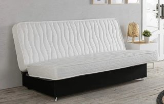 Cama alta con sofá cama