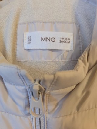 Plumífero niña Mango crema
