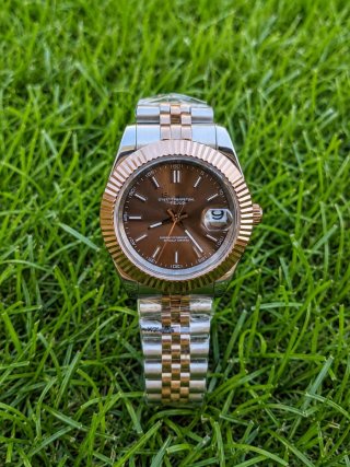 Seiko mod datejust chocolate