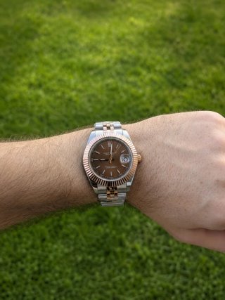 Seiko mod datejust chocolate