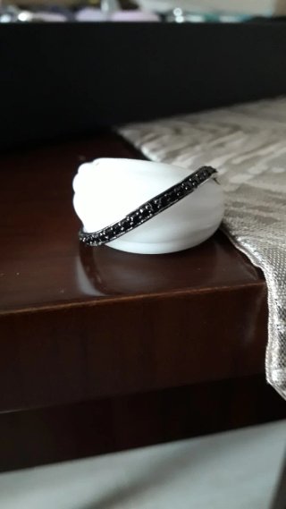 Anillo Plata 925 y Ónix Blanco .Talla 17